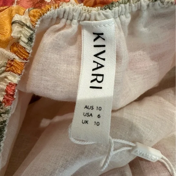 Kivari Floral Mini Dress - Pink and Orange - Picture 7 of 15